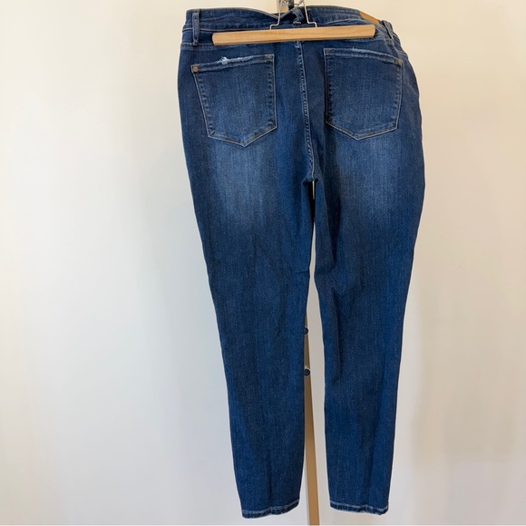 Judy Blue Women's Skinny Jeans Size 15/32 Medium Wash Blue Denim Button Front - Picture 16 of 16